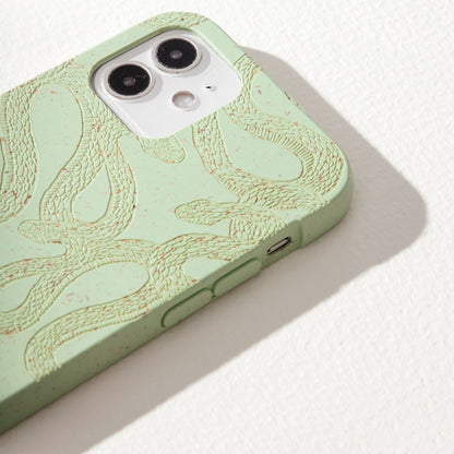 Sage Green Snaky Google Pixel 10 Pro XL Case