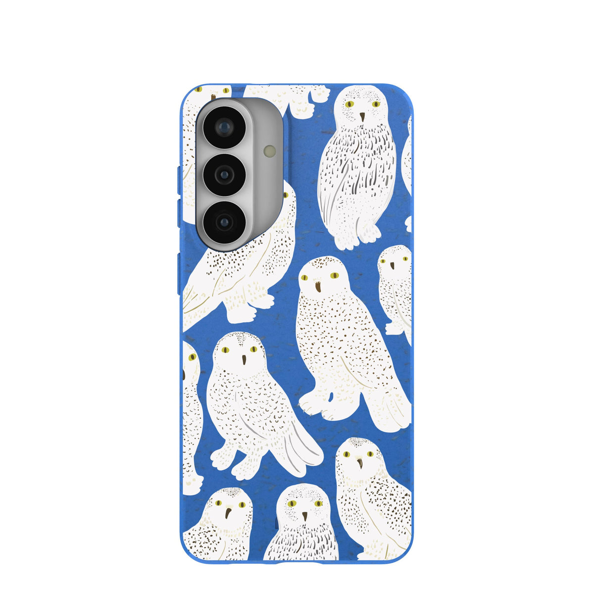 Electric Blue Snowy Owls Samsung Galaxy S26+(Plus) Case