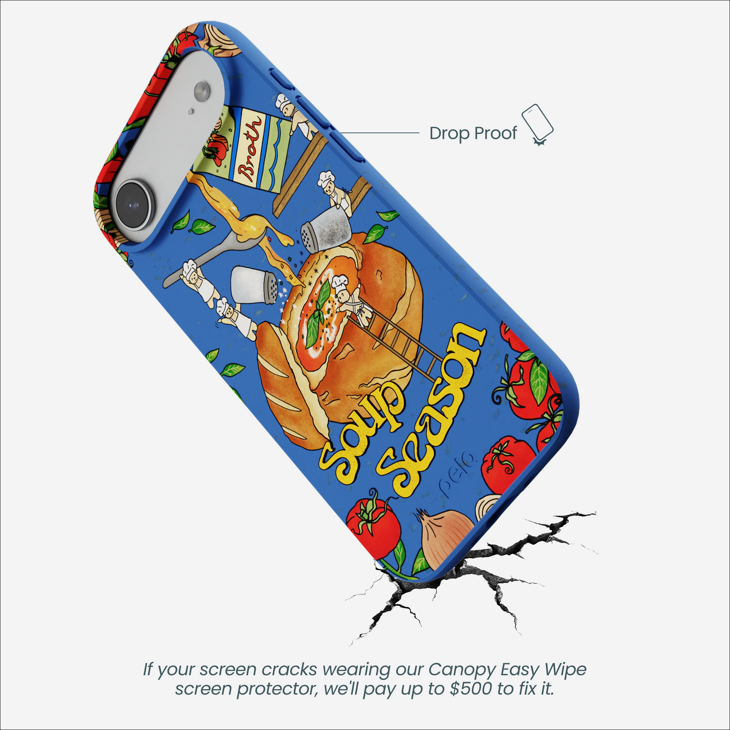 Electric Blue Soup Season iPhone Air Case