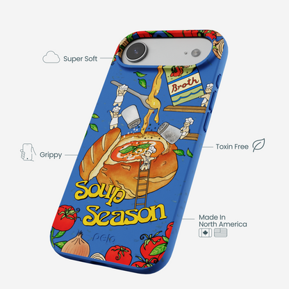 Electric Blue Soup Season iPhone Air Case
