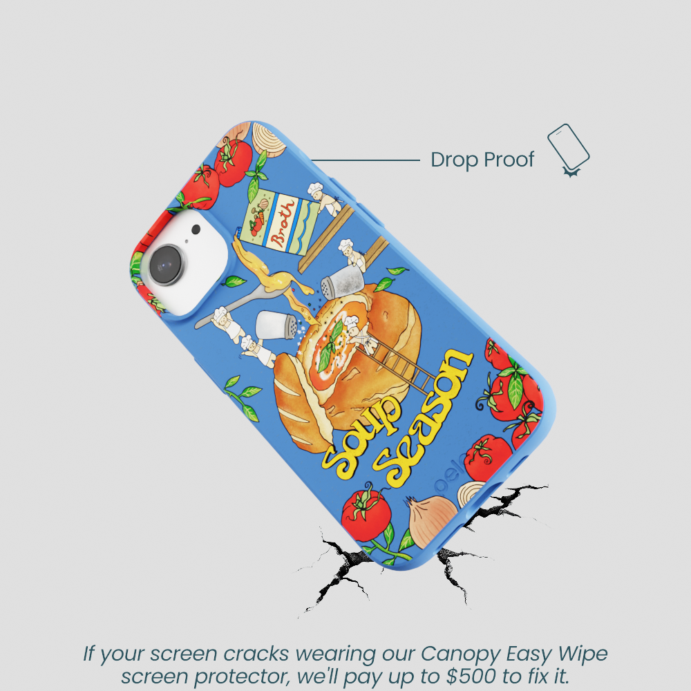 Electric Blue Soup Season iPhone 16e/17e Case