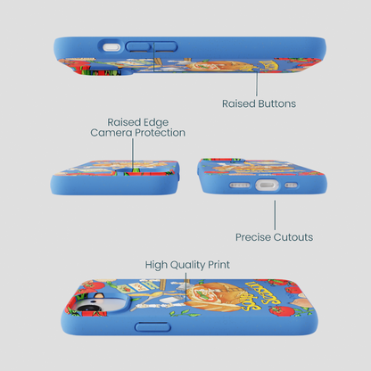 Electric Blue Soup Season iPhone 16e/17e Case