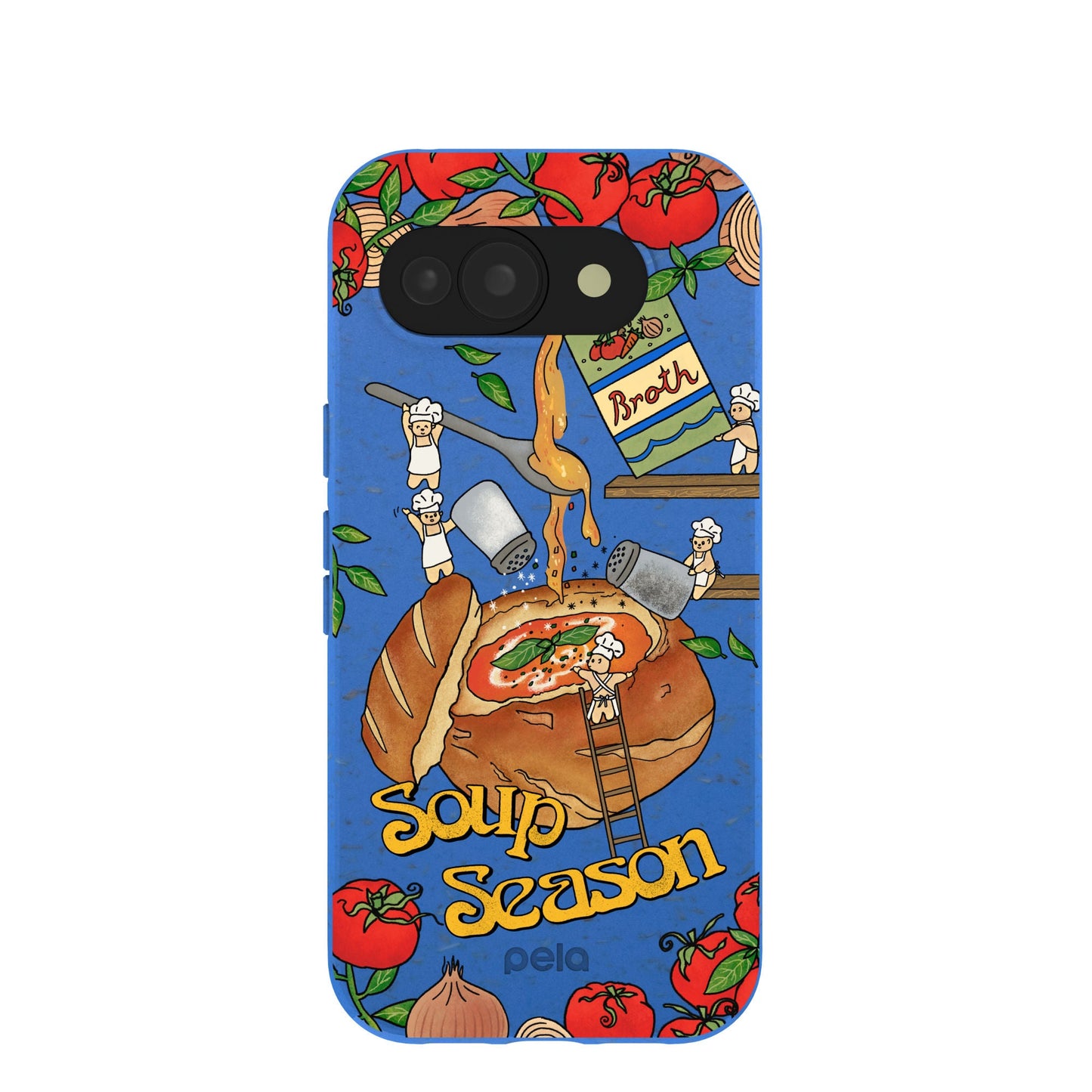 Electric Blue Soup Season Google Pixel 10a Case