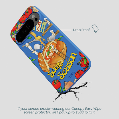 Electric Blue Soup Season Google Pixel 10 Pro XL Case