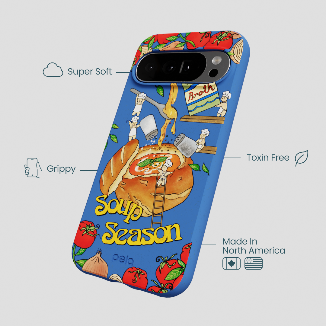 Electric Blue Soup Season Google Pixel 10 Pro XL Case