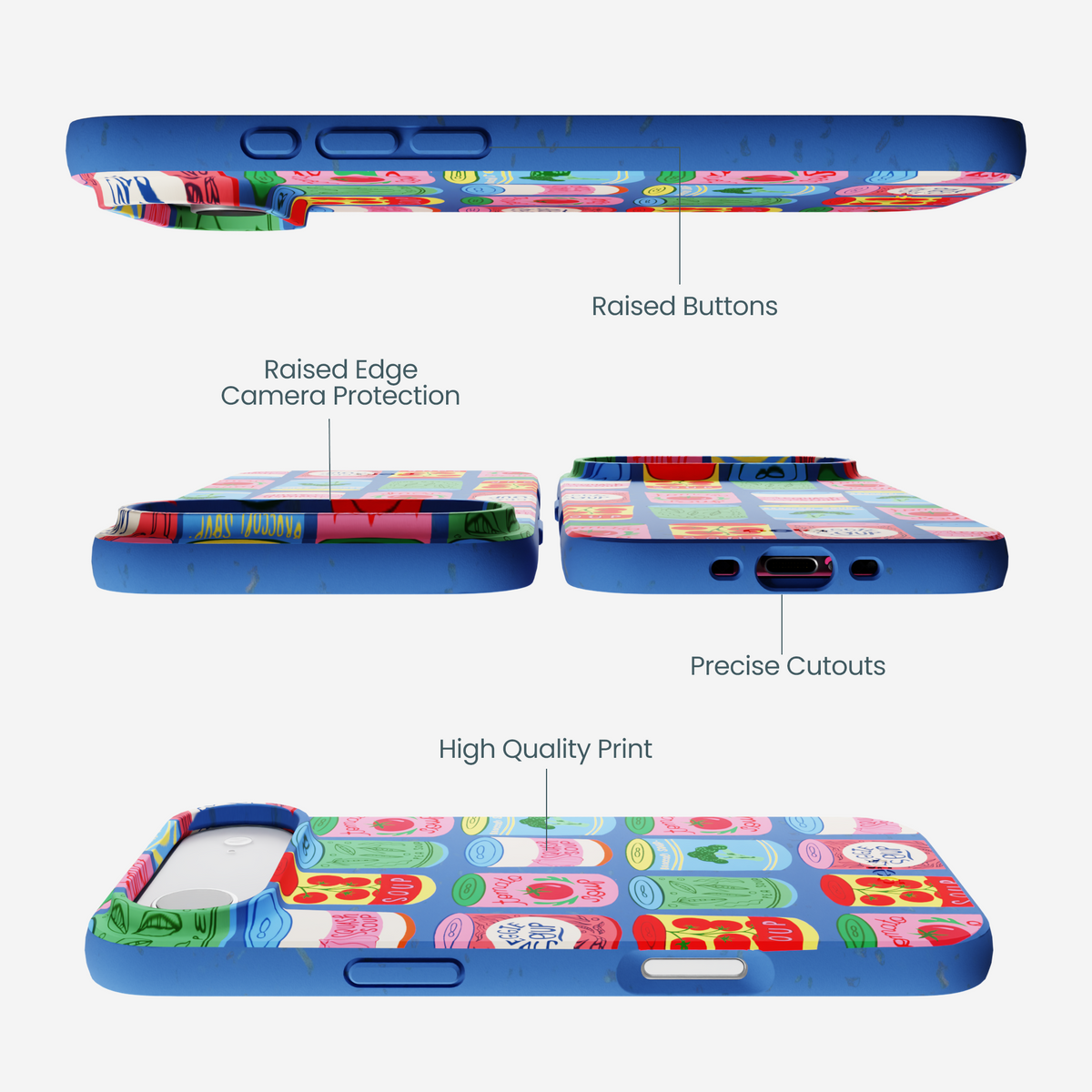 Electric Blue Soup Stories iPhone Air Case
