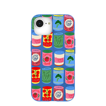 Electric Blue Soup Stories iPhone 16e/17e Case