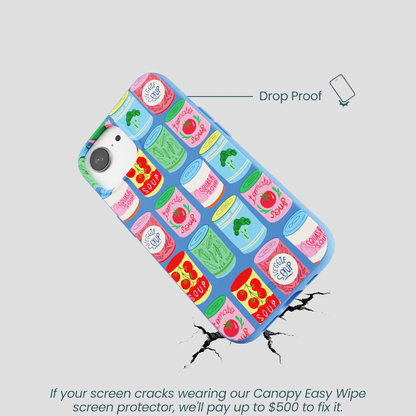 Electric Blue Soup Stories iPhone 16e/17e Case