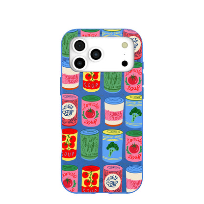 Electric Blue Soup Stories iPhone 17 Pro Max Case
