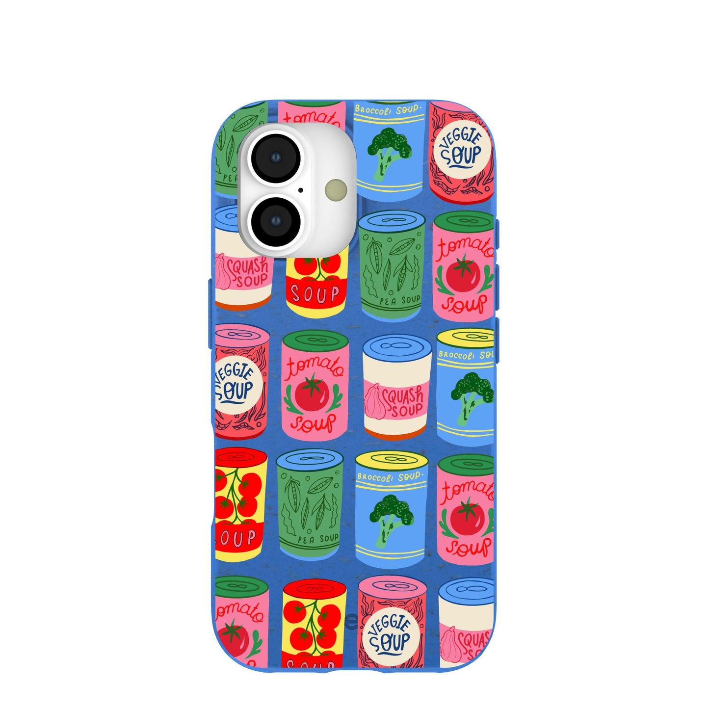 Electric Blue Soup Stories iPhone 17 Case