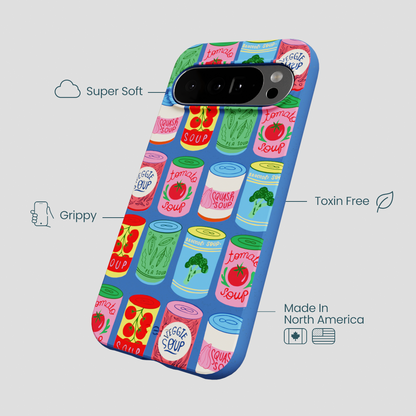 Electric Blue Soup Stories Google Pixel 10 Pro XL Case