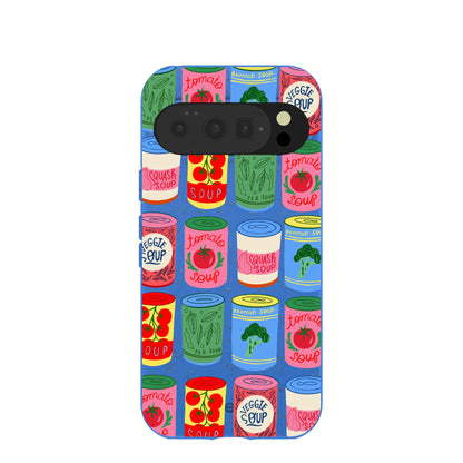 Electric Blue Soup Stories Google Pixel 10/10 Pro Case