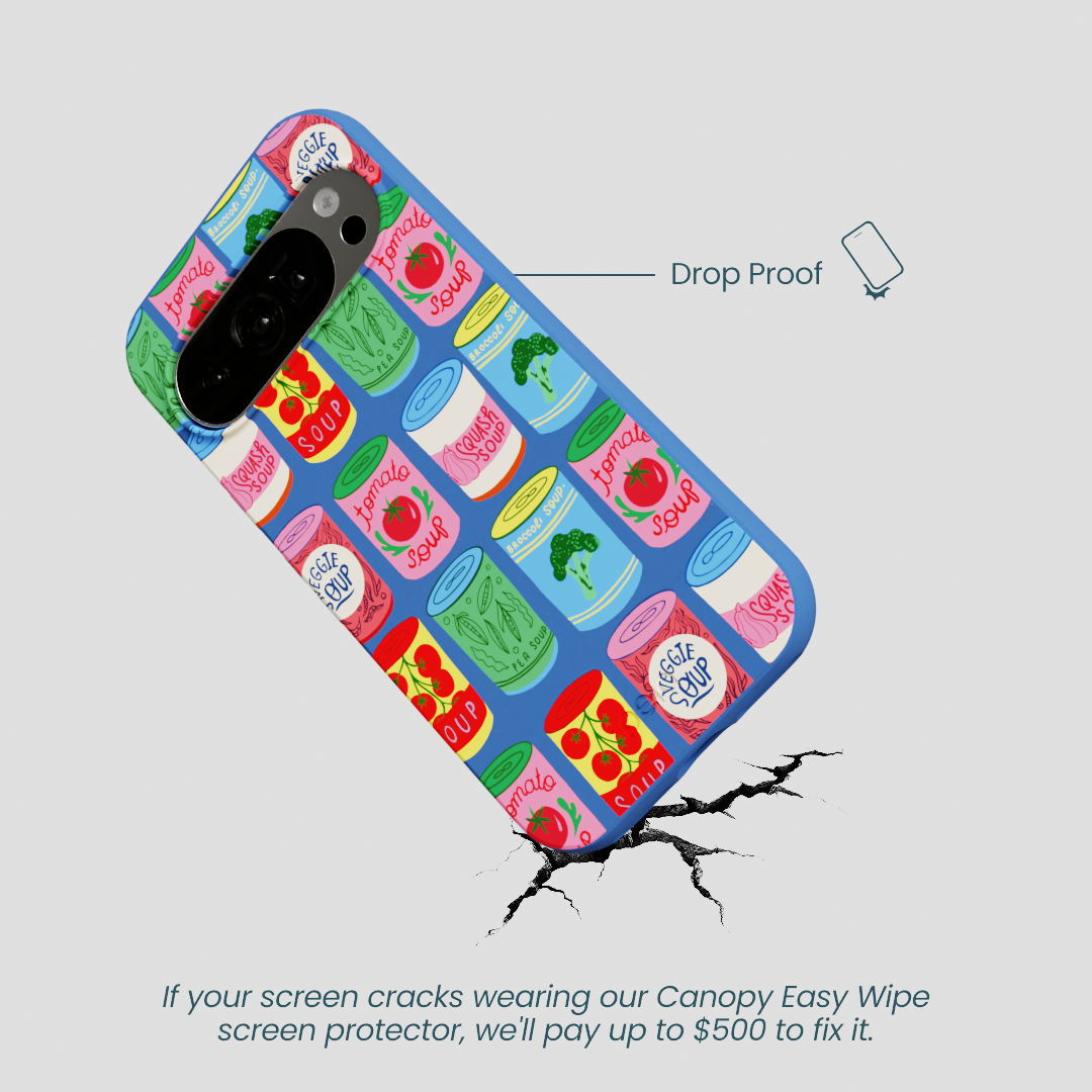 Electric Blue Soup Stories Google Pixel 10/10 Pro Case