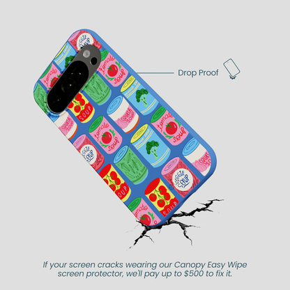 Electric Blue Soup Stories Google Pixel 10/10 Pro Case