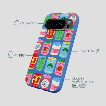 Electric Blue Soup Stories Google Pixel 10/10 Pro Case