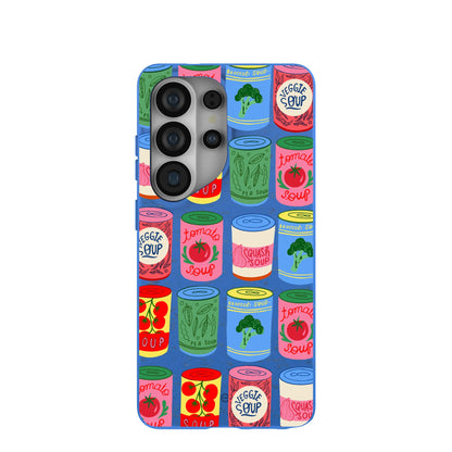 Electric Blue Soup Stories Samsung Galaxy S26 Ultra Case