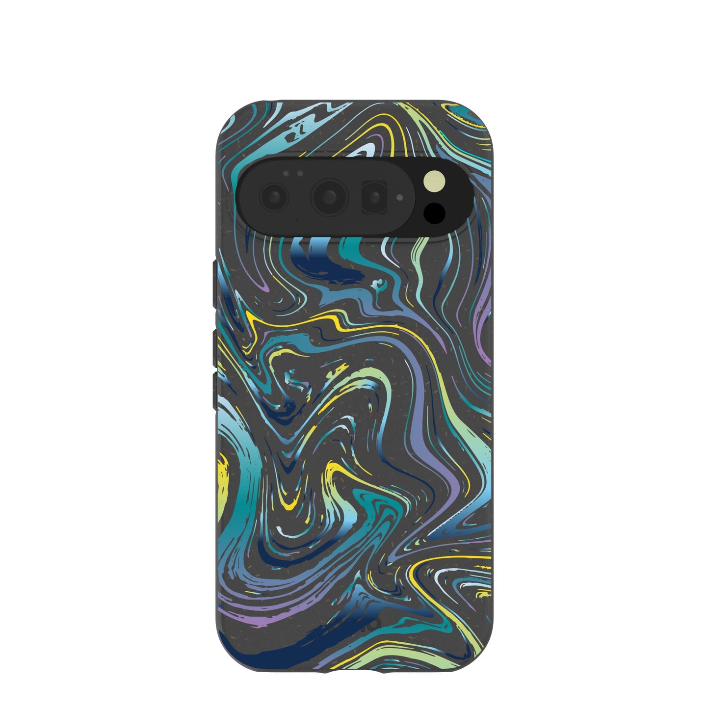 Black Space Waves Google Pixel 10/10 Pro Case