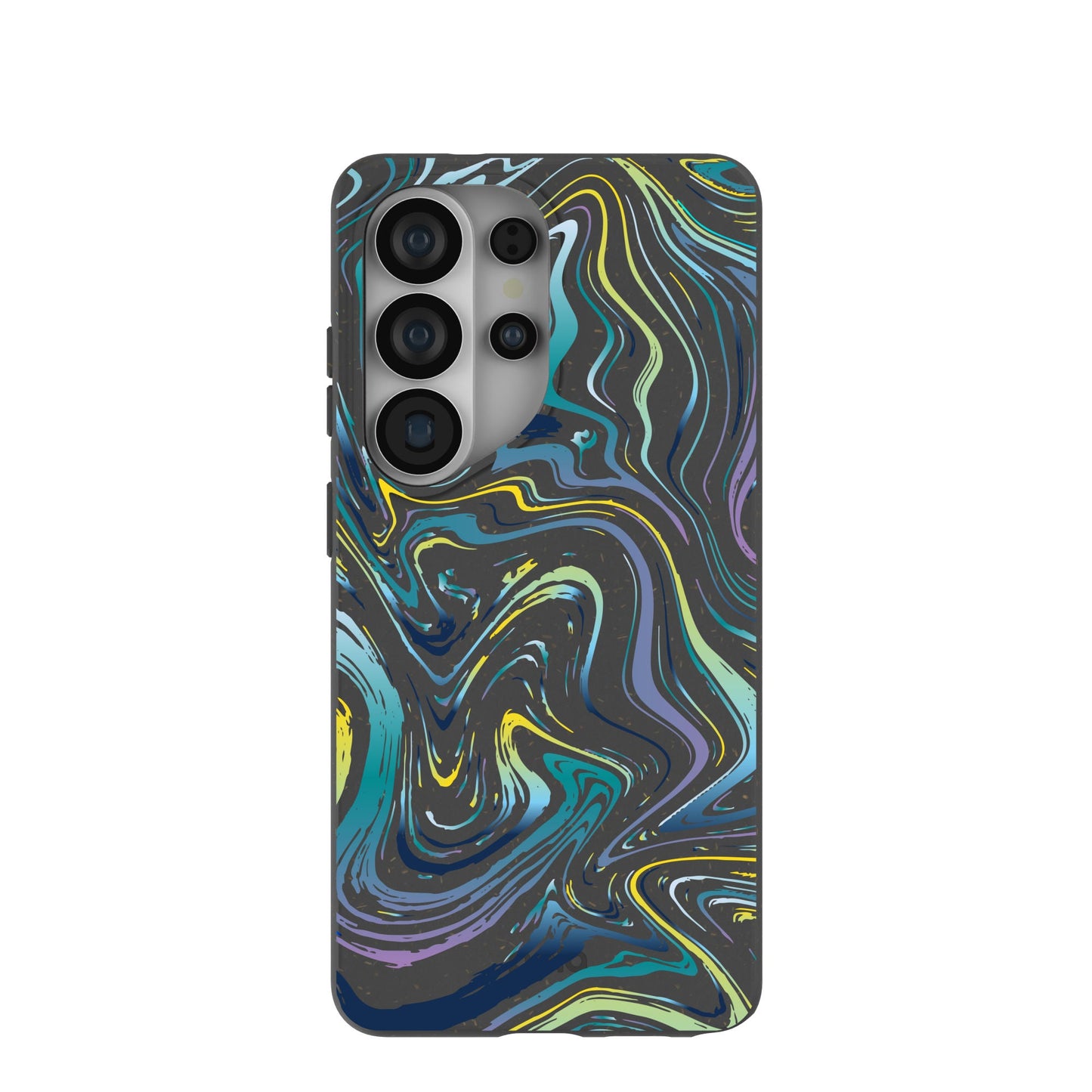 Black Space Waves Samsung Galaxy S26 Ultra Case