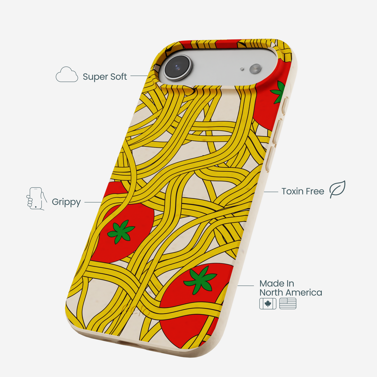 Seashell Spaghetti Splash iPhone Air Case
