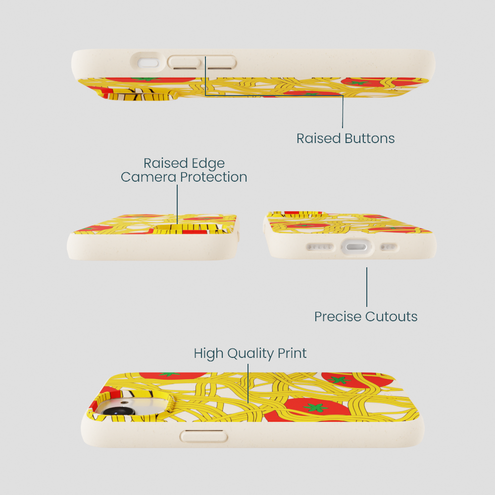 Seashell Spaghetti Splash iPhone 16e/17e Case