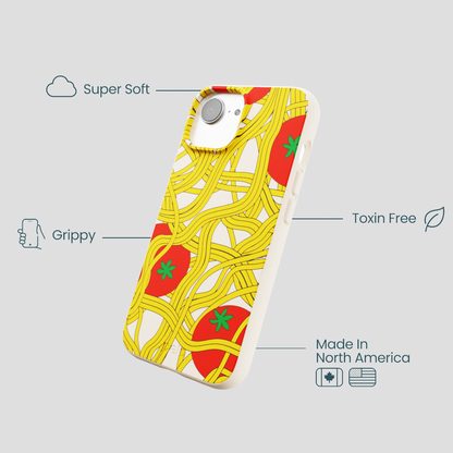 Seashell Spaghetti Splash iPhone 16e/17e Case