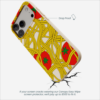 Seashell Spaghetti Splash iPhone 17 Pro Max Case