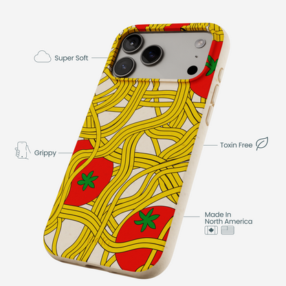 Seashell Spaghetti Splash iPhone 17 Pro Max Case