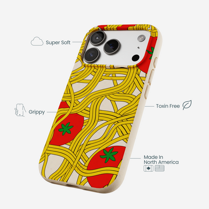 Seashell Spaghetti Splash iPhone 17 Pro Case