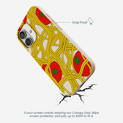 Seashell Spaghetti Splash iPhone 17 Case