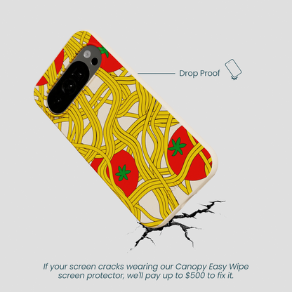 Seashell Spaghetti Splash Google Pixel 10/10 Pro Case