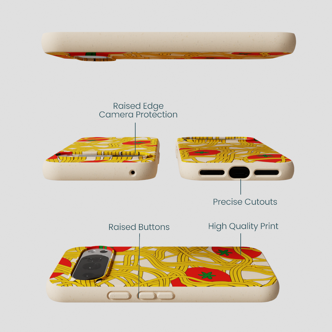 Seashell Spaghetti Splash Google Pixel 10/10 Pro Case