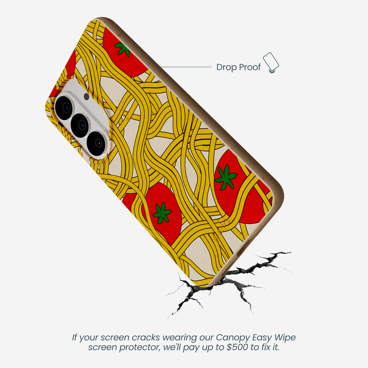 Seashell Spaghetti Splash Samsung Galaxy S26 Case