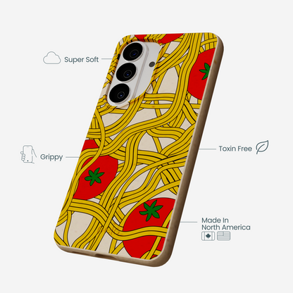Seashell Spaghetti Splash Samsung Galaxy S26 Case