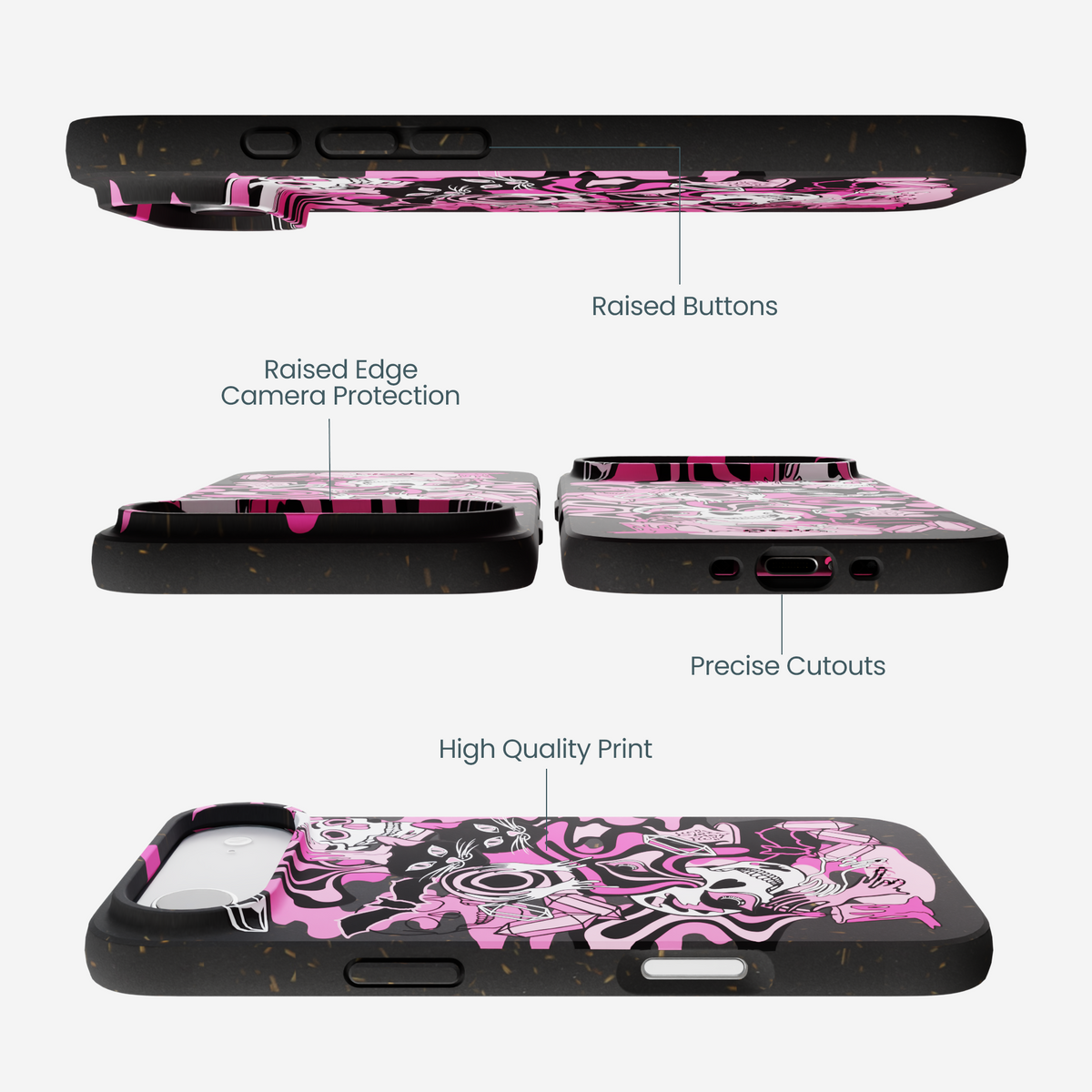 Black Spellbound Ghouls iPhone Air Case