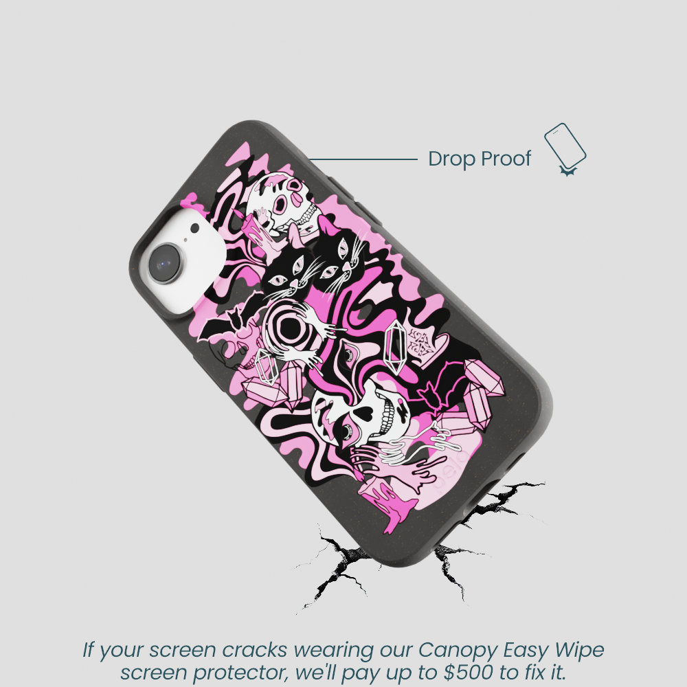 Black Spellbound Ghouls iPhone 16e/17e Case