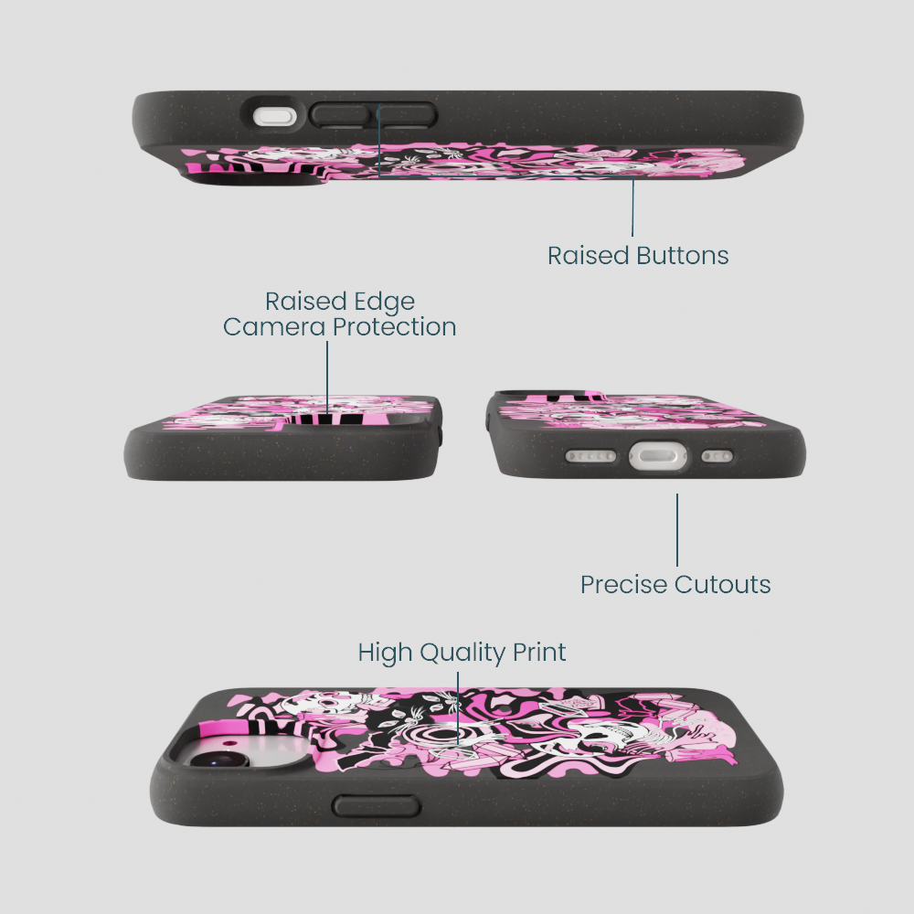 Black Spellbound Ghouls iPhone 16e/17e Case