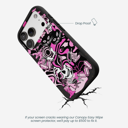 Black Spellbound Ghouls iPhone 17 Pro Case