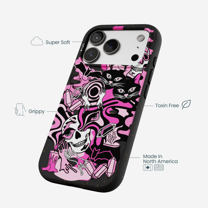 Black Spellbound Ghouls iPhone 17 Pro Case