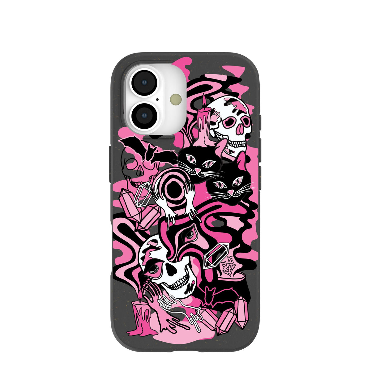 Black Spellbound Ghouls iPhone 17 Case