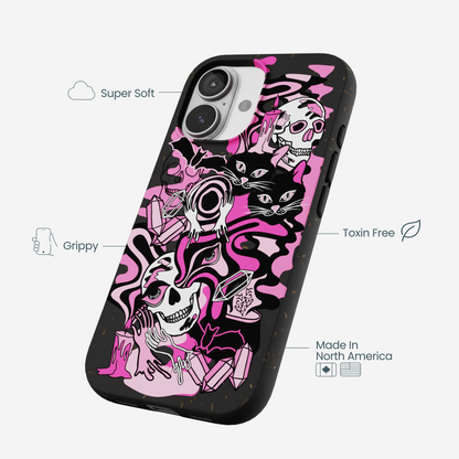 Black Spellbound Ghouls iPhone 17 Case