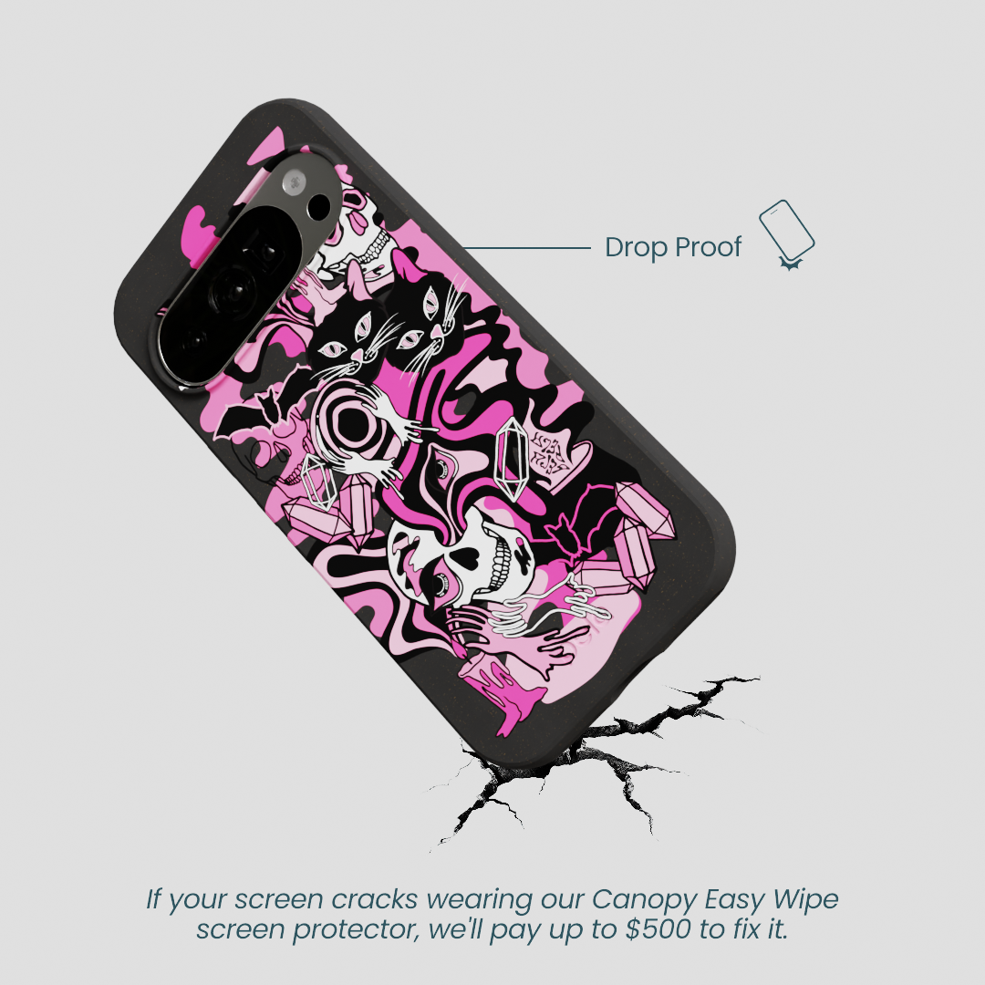 Black Spellbound Ghouls Google Pixel 10/10 Pro Case