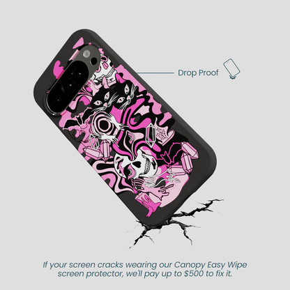 Black Spellbound Ghouls Google Pixel 10/10 Pro Case