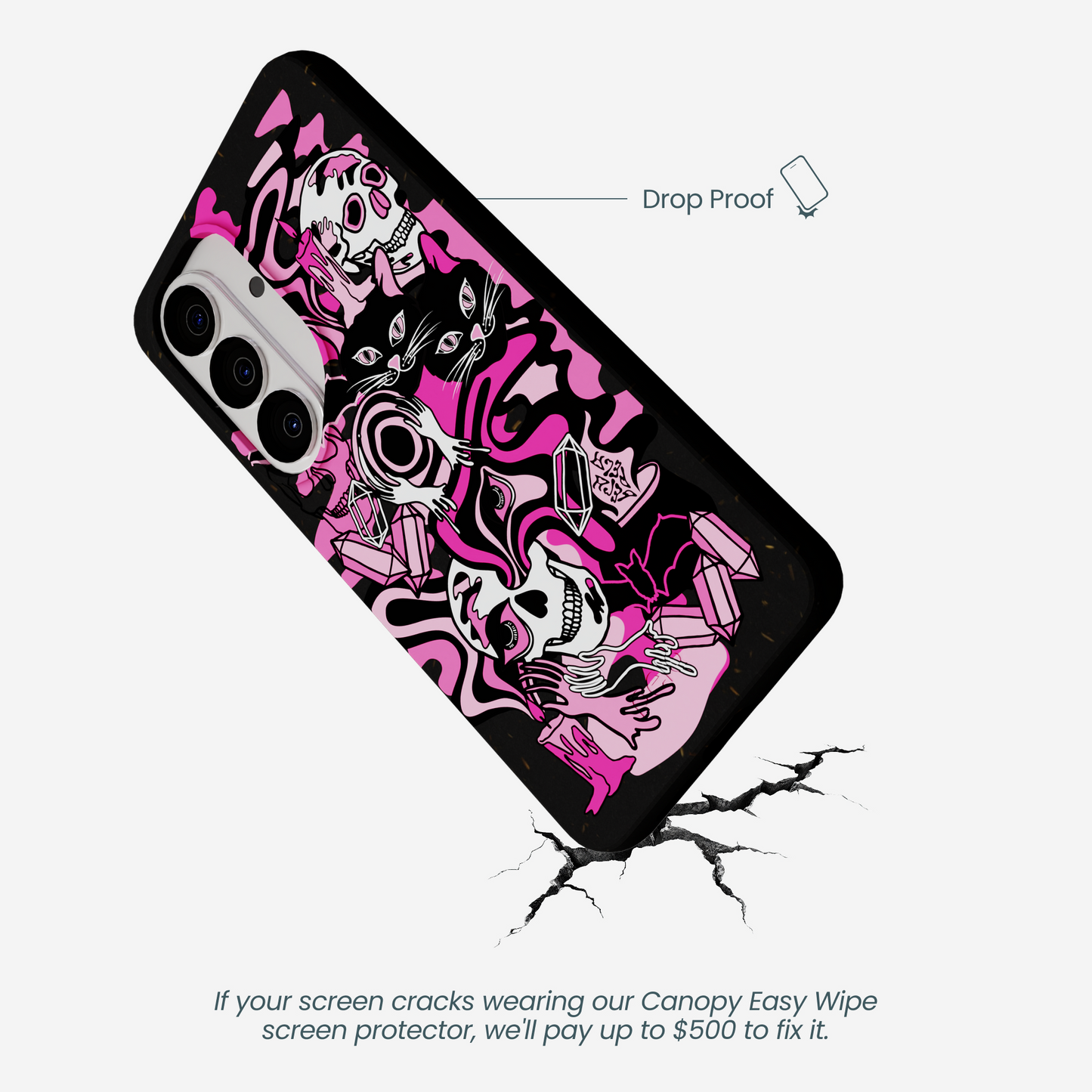 Black Spellbound Ghouls Samsung Galaxy S26 Case