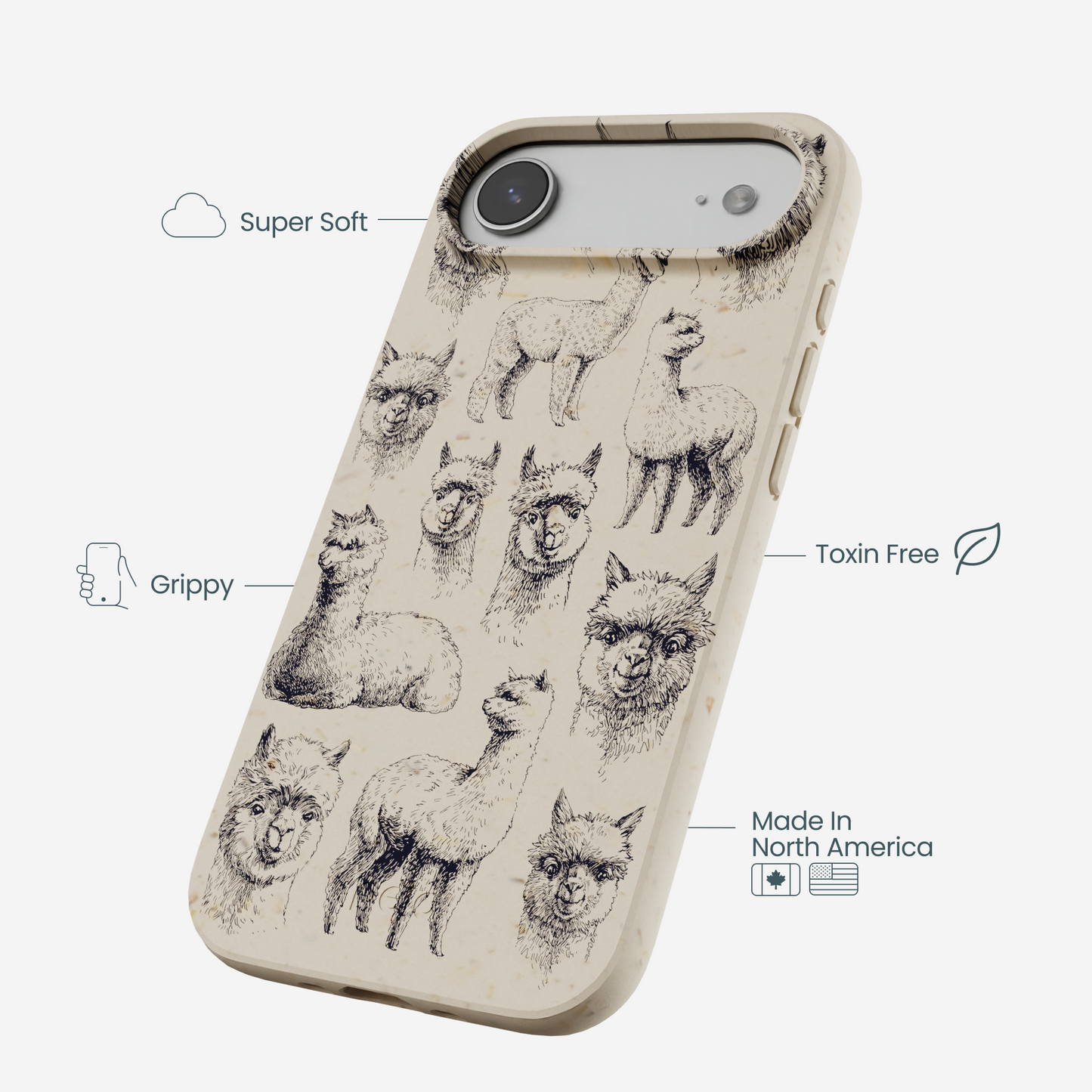London Fog Spitting Llama iPhone Air Case