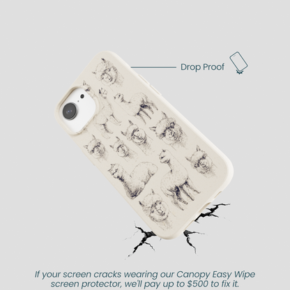 London Fog Spitting Llama iPhone 16e/17e Case