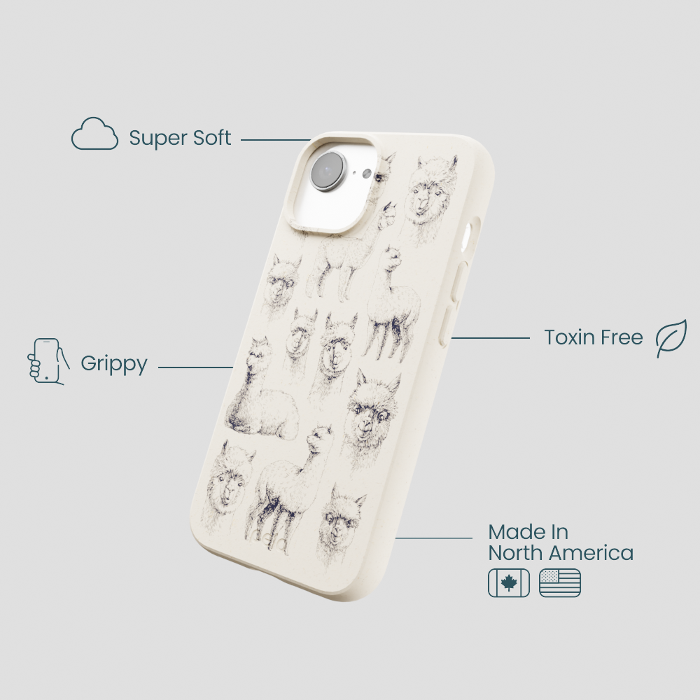 London Fog Spitting Llama iPhone 16e/17e Case