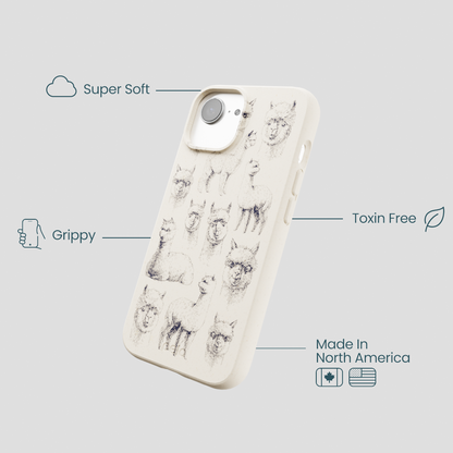 London Fog Spitting Llama iPhone 16e/17e Case