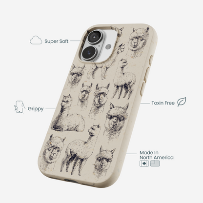 London Fog Spitting Llama iPhone 17 Case