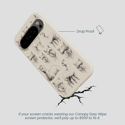 London Fog Spitting Llama Google Pixel 10/10 Pro Case