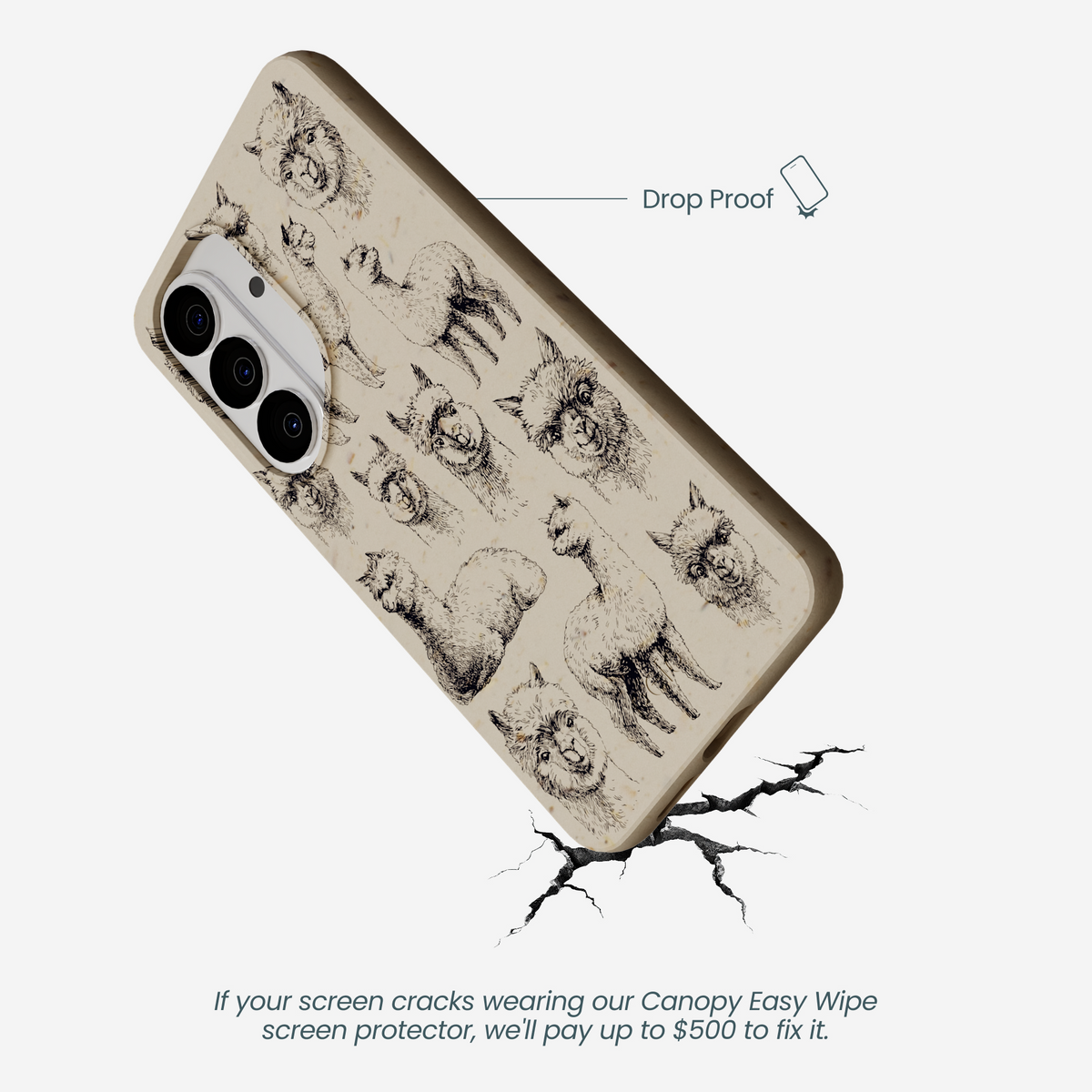 London Fog Spitting Llama Samsung Galaxy S26 Case
